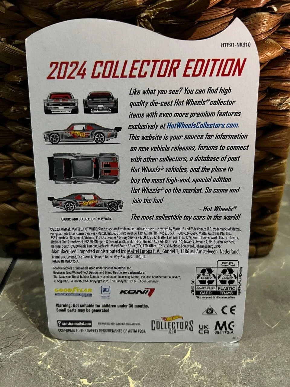 Hot Wheels 2024 Custom '70 Chevy Nova – Collectors Edition Mail-In Exclusive - Image 3